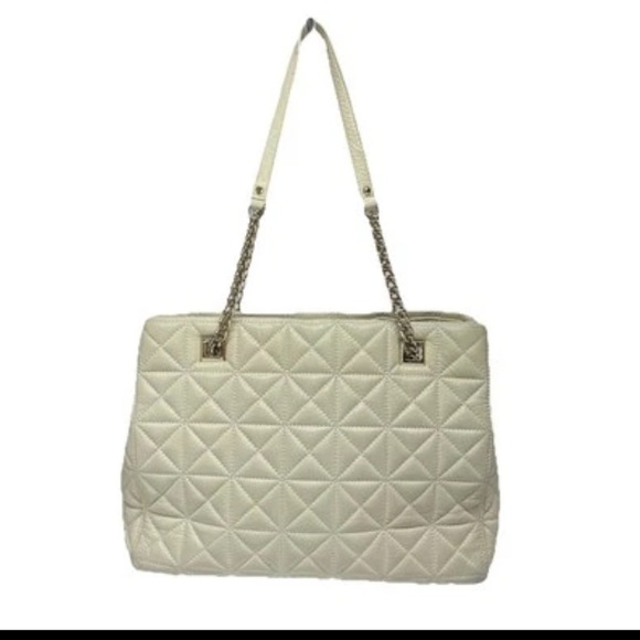 Kate Spade NY Sedgewick Place Phoebe Quilted Pattern Shoulder Bag Chain Detail - Picture 2 of 16